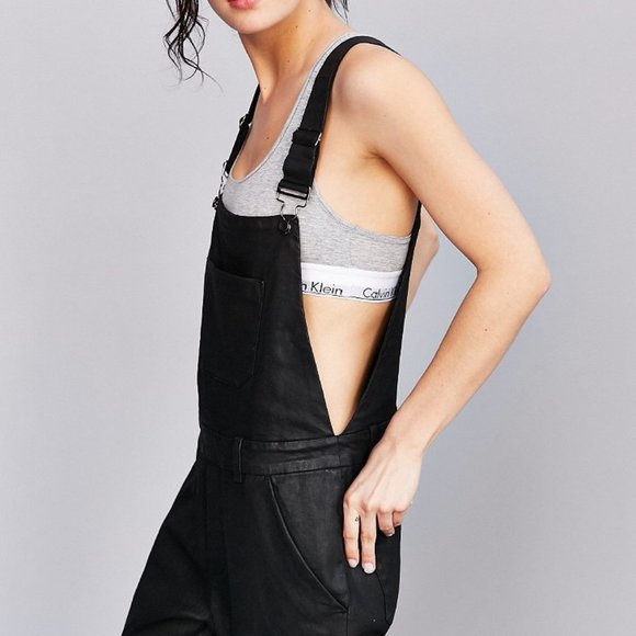 Calvin Klein Waxed Overalls in Black (XS/S) - Picture 3 of 6